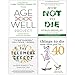 Price comparison product image Age Well Project, How Not To Die, Things To Do Now Your 40, Telomere Effect 4 Books Collection Set