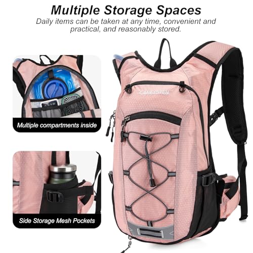 Carey STENHydration Backpack Hiking Pack Equipped 2L Water Bag(Pink) - image 7