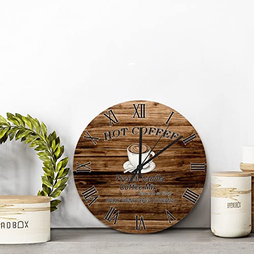 Horloge murale de cuisine silencieuse pour éliminer le bruit du tic-tac