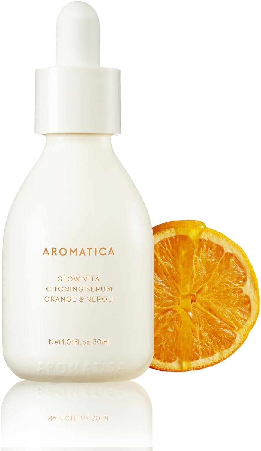 - Glow Vitamin Facial Serum, Orange & Neroli, 1.0 fl oz (30 ml), Beauty Serum, Vitamin C, Orange, Hypoallergenic, Sensitive Skin, Oily Skin, Korea, Cosmetics, Dullness, Skin Care