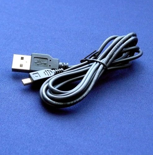 Nikon CoolPix S203 Digital Camera Compatible USB 2.0 Cable Cord - 5 feet Black - Bargains Depot
