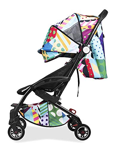 Maclaren Atom Jason Woodside compacte, plat gevouwen, lichte kinderwagen, pasgeborenen tot 25 kg, uittrekbare waterdichte afdekking UPF 50+, ligstoel, geschikt voor vliegreizen, met accessoires - Afbeelding 4