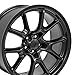 OE Wheels DG21 20 Inch Rim Fits Challenger 50th Anniversary Style 5x115 20x9 Satin Black - Hollander 10369 (1)
