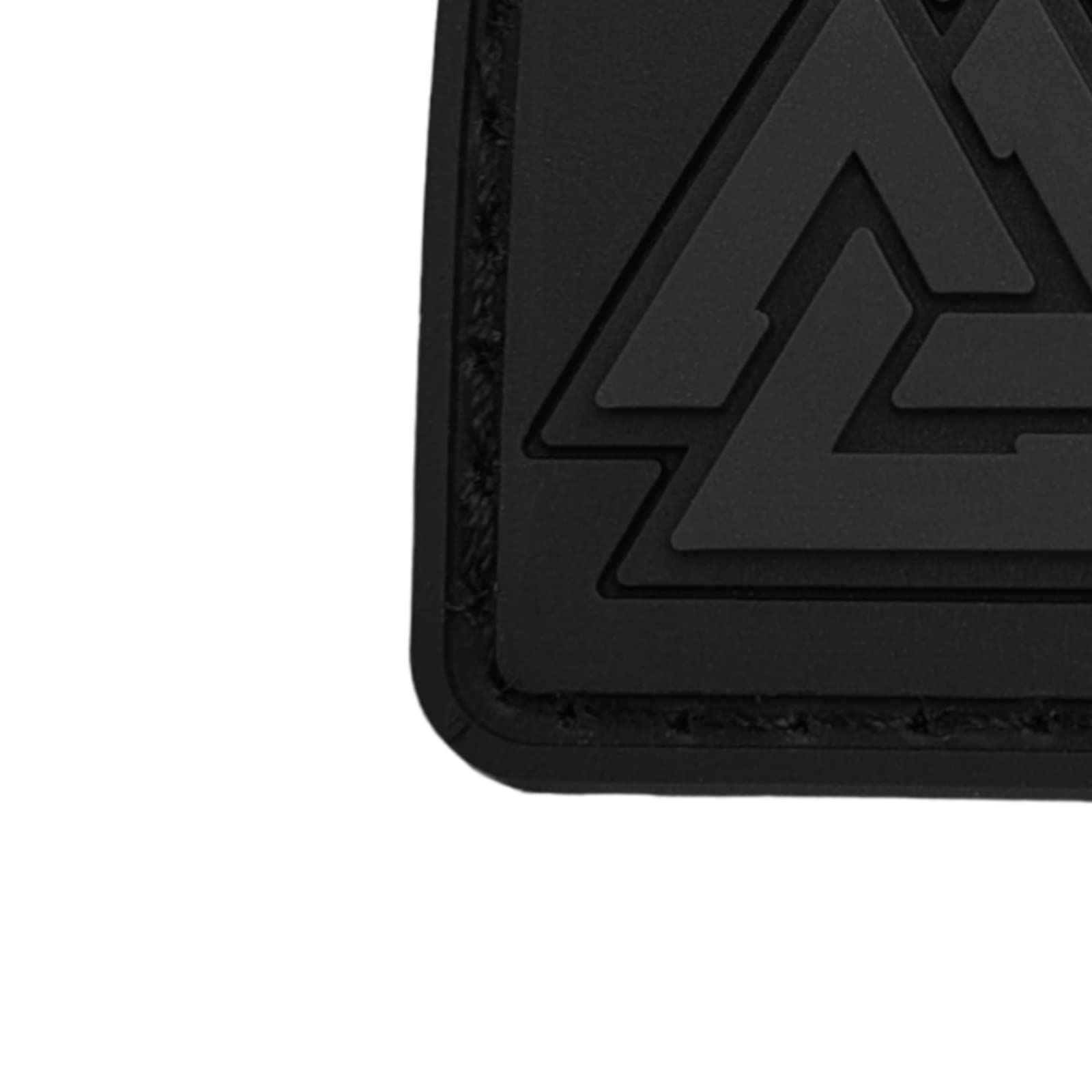 Patch Tattico In PVC Valknut Viking Runa | Morbido, 7,5x6,5 Cm, Con Attacco A Strappo (hook) - 3