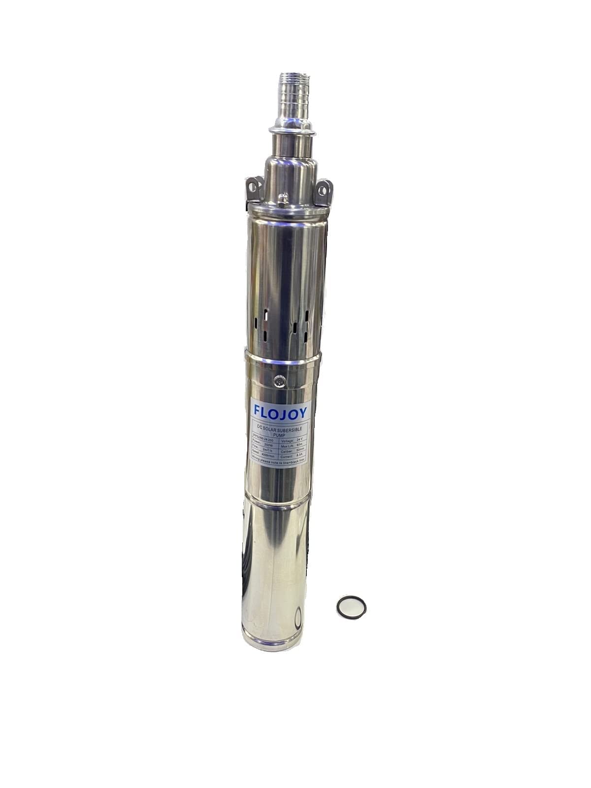 Asian Pumps & Machineries 24V High Lift 180-190Feet Brushless Screw Solar Submersible Pump for Openwell/Borewell Farm Construction Marine & Irrigation 350w 1700-2000Lph-image-27