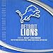 TURNER SPORTS Detroit Lions 2022 Box Kalender (22998051438)