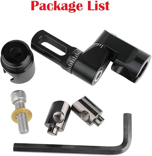 Miniatura 5 de Estabilizador de arco de tiro con arco de barra en V de un solo lado y doble totalmente ajustable, montaje en V de desconexión rápida