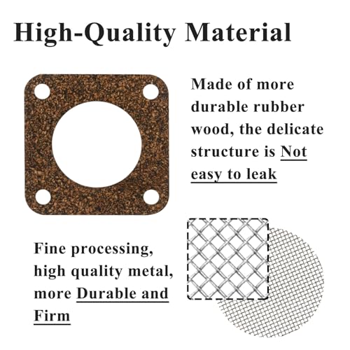 Image of 2 Sets KIT120SG Screen Gasket for Small Pumps | Fits 600, 1200, 2400, 4200, 4400 Series, Seal screen parts, Barrel fuel pump, Vehicle specific fit