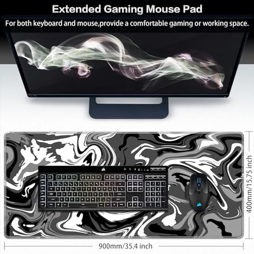 Image of Abetcabe Gaming Mouse Pad 900x400mm, Extra Large Mouse Mat XXL