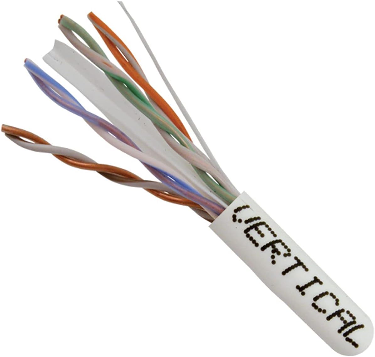 New Deal Vertical Cable Cat6, 550 MHz, UTP, 23AWG, Solid Bare Copper,1000ft, Bulk Ethernet Cable - 161 Series, White Up To 60% OFF Vertical Cable Cat6, 550 MHz, UTP, 23AWG, Solid Bare Copper,1000ft, Bulk Ethernet Cable - 161 Series, White