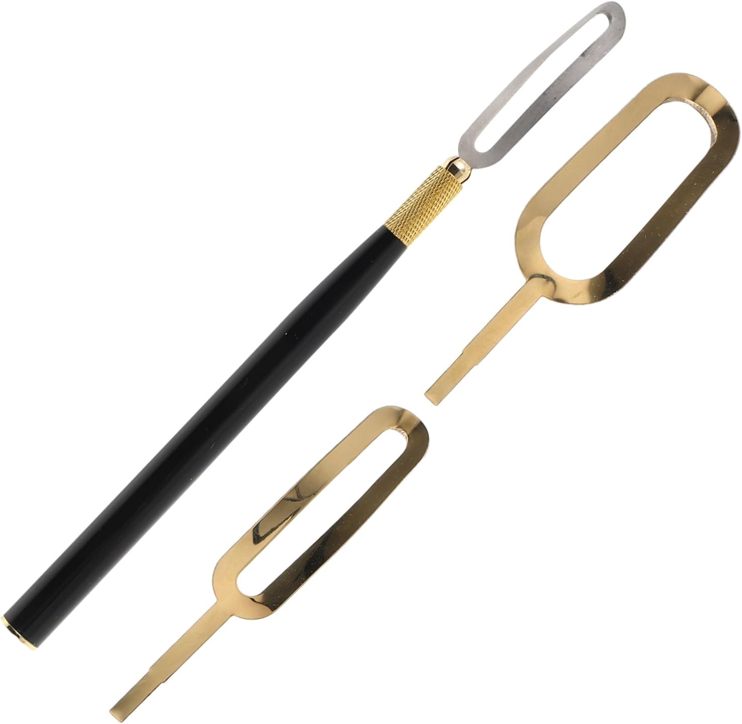 NUOBESTY 1 Set Interchangeable Heads Clay Carving Tool Set Ergonomic Pottery Scraping Sculpting Tool for Trimming Texturing and Detailing Versatile for Beginners Professionals