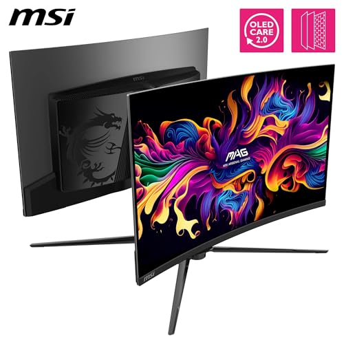 MSI MPG 321CURX QD-OLED 32″ 4K Curved 240Hz Gaming Monitor - Afbeelding 3