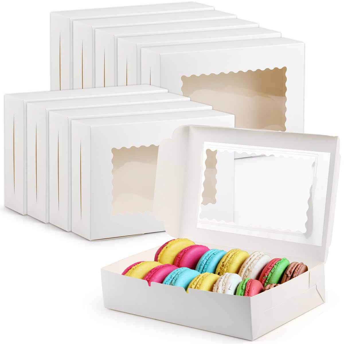 Scatola pasticceria finestra The Pack nano micro cartone 26x26x8cm