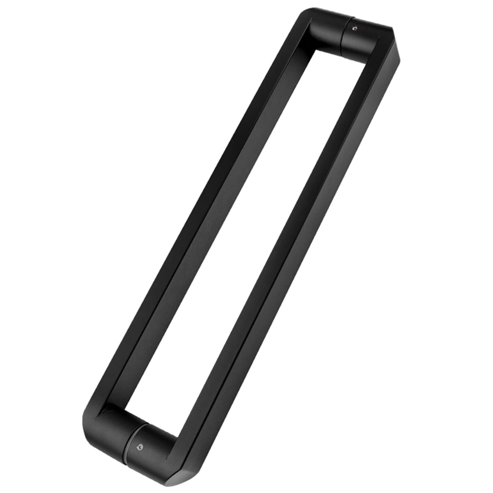 Gthtuhfd Black Push Door Handle For Interior Exterior Door,Double Sided Sliding Door Handle For Glass/Wooden Door,Barn,Office,Shower Room, And Stainless Steel,-94Cm/37In
