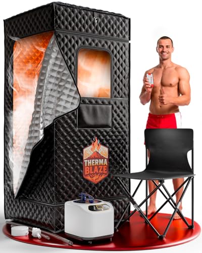 🌡️ EFFETTO SAUNA SECCA PORTATILE CON CALORE AVVOLGENTE - Progettata per offrire un'esperienza simile a quella di una sauna secca portatile, genera un calore uniforme che stimola la circolazione, aiuta a ridurre la tensione muscolare e favorisce l'eliminazione delle tossine attraverso il sudore.