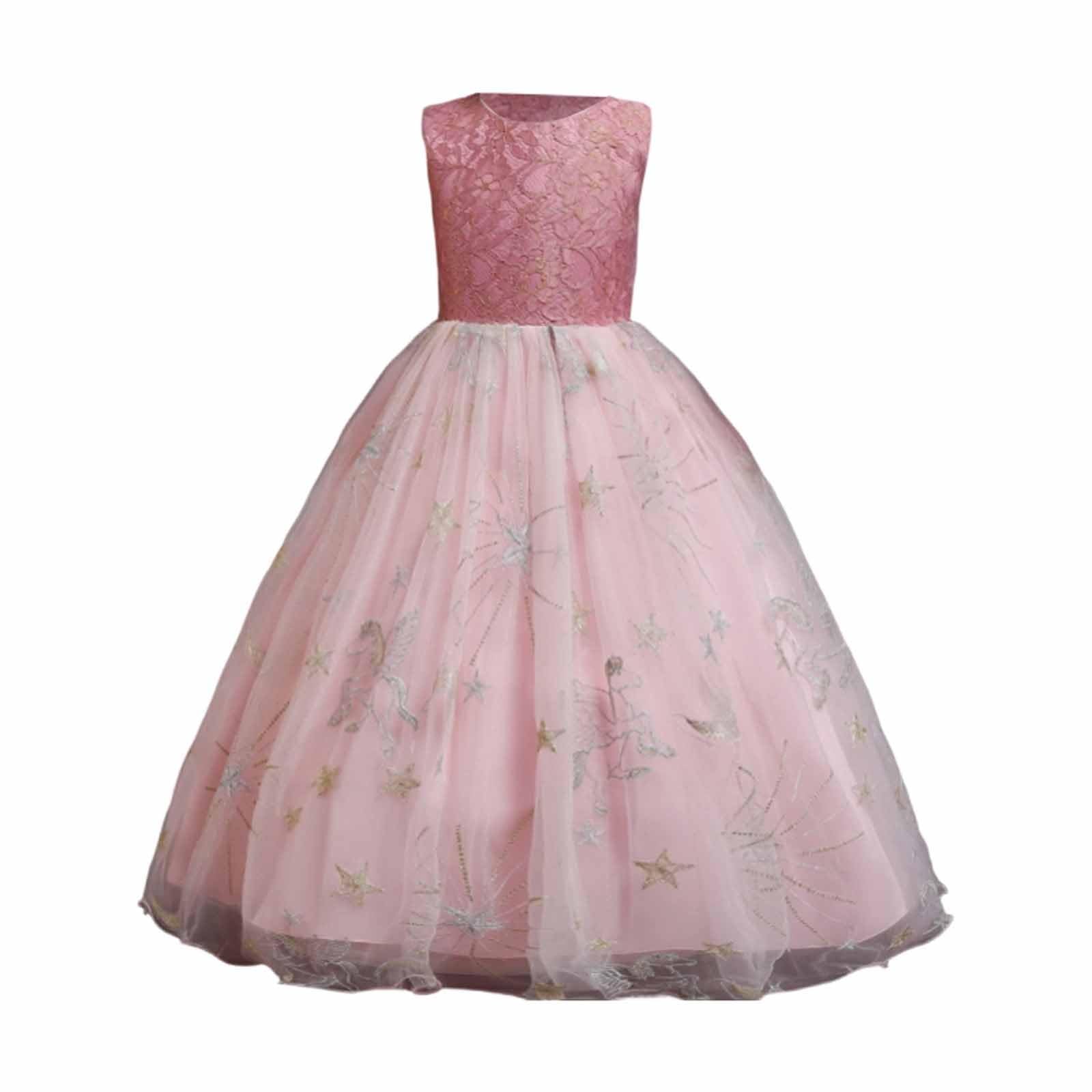 XANAYXWJ Sukienka świąteczna Sukienka dla dziewczynek Sukienka zimowa Sukienka wieczorowa stroju świątecznego Sukienka dla dziewczynek Elegancka, długa sukienka na występ na fortepianie 5 14 lat