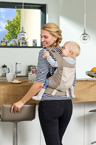 AMAZONAS Ergonomische babydrager Smart Carrier zand met capuchon voor pasgeborenen en peuters meegroeiend vanaf 0 - 3… - Image 5
