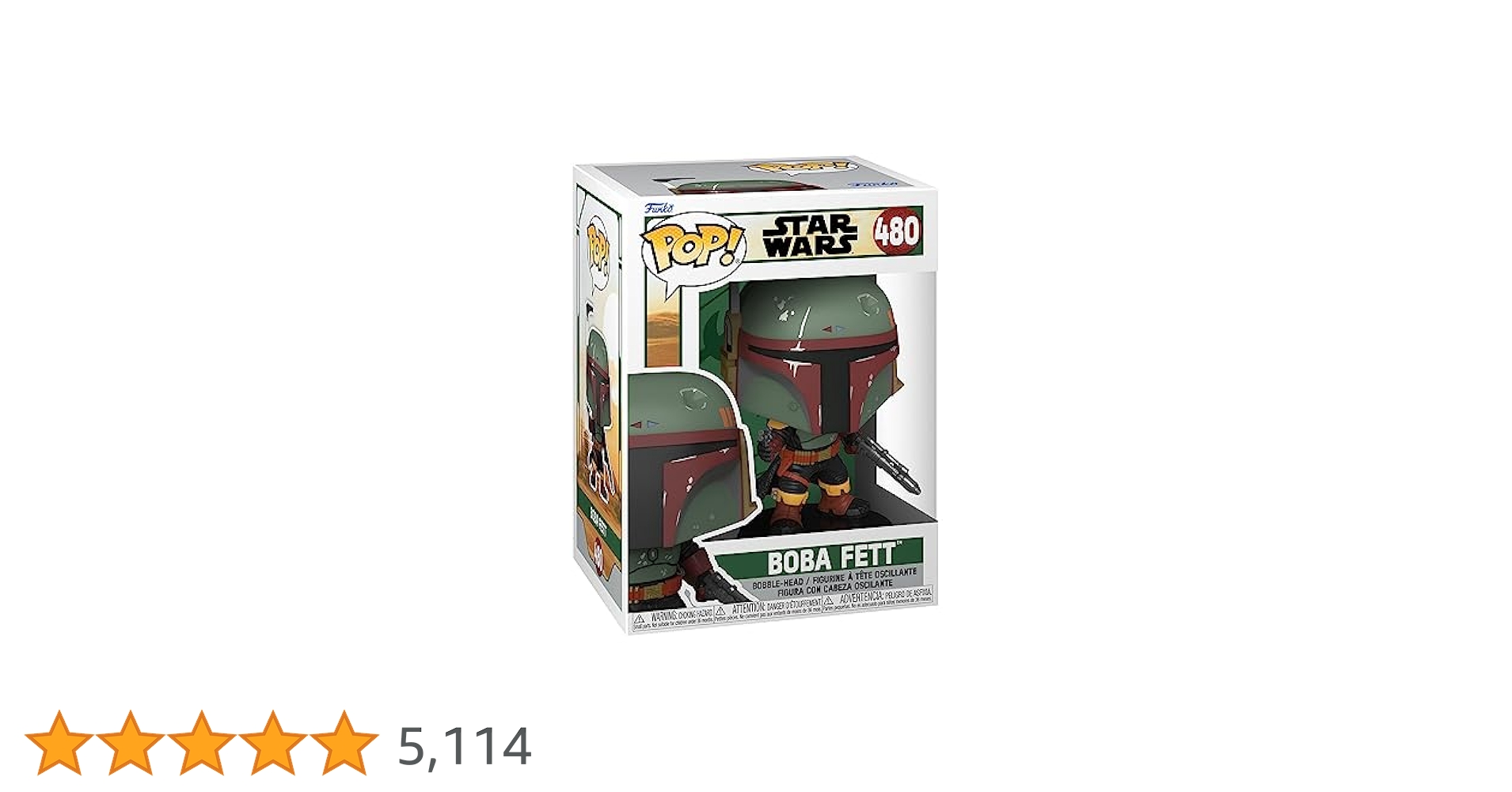 限定FUNKO POP! スターウォーズ　ボバフェット特大サイズ限定版 Amazon.com: Funko POP! Star Wars - Boba Fett 18” : Toys & Games