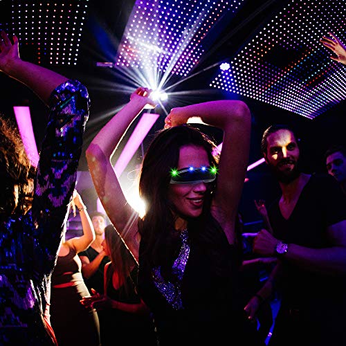 Fun Central - Led Light Up Spaceman Shades | Novelty Sunglasses For Adults & Kids, Halloween Costume Accessory, Raves, Space Aliens, Science Fiction, Cosplay #TOP6