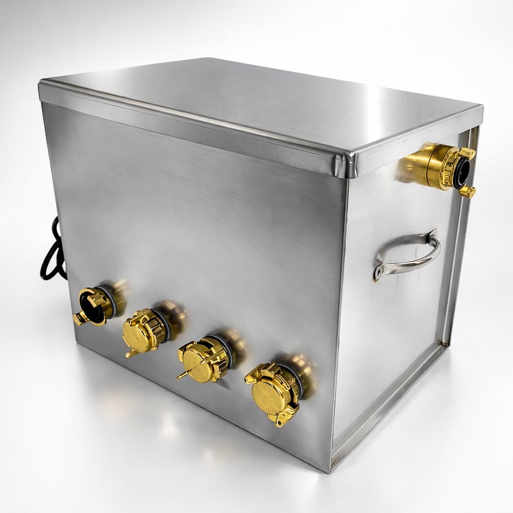 Profi Abwasserbox/Pumpenkiste aus Edelstahl Gastronomie Veranstaltungen