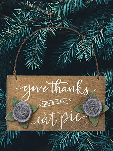Primitives-by-Kathy-Give-Thanks-and-Eat-Pie-Ornament-45 Primitives by Kathy Give Thanks and Eat Pie Ornament 45