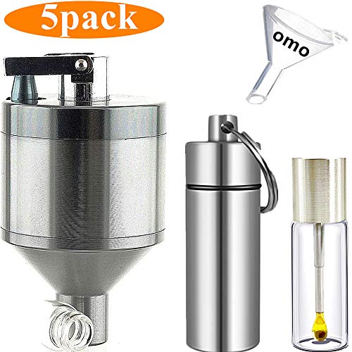 OMO Spice Tools [Ultrafine grinding] Powder Spice Hand shake Grinder[Upgraded Version][Large 4 layer 2.2