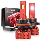 Torchbeam 9007/HB5 Bulbs T7 Series, 68,000LM 900% Ultra Brighter Light Bulbs, 6500K 9007 Light with