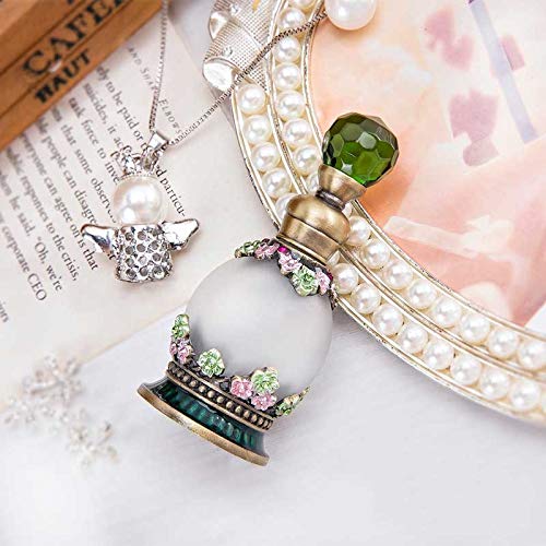 CHICAI Vintage Parfum Glasflessen Leeg Decor Refillable Mini Empty Bottle etherische olie Flessen for Dresser Table… - Image 4