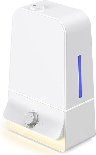 Humidificadores de aire para dormitorio, humidificadores de niebla fría de 6 litros con apagado automático, humidificador de aire ultrasónico
