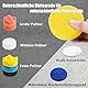 20 Stück Polieraufsatz Akkuschrauber Auto Set, 80mm Polierschwamm Polierpads für Exzenter Poliermaschine Schleifmaschine. Polierset Auto Ideal für Auto Polieren, Schleifen, Wachsen (80mm)