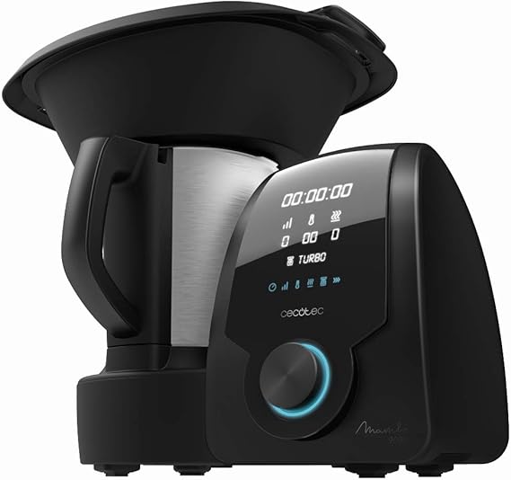 Cecotec Robot de Cocina Multifunción Mambo 9090, Cuchara MamboMix, Jarra Habana con revestimiento cerámico, 30 Funciones, Jarra de acero inox 3,3l ...