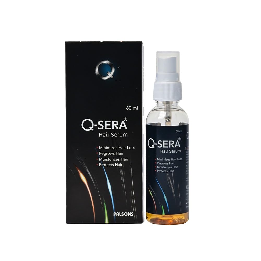 QSERA Hair Growth Serum 20 Days Hair Fall Control Solution|Dermatologist-Recommended|Strengthens Roots, And Promotes Thicker, Healthier Hair|Proven Choice| Superior Over Redensyl, For Men & Women