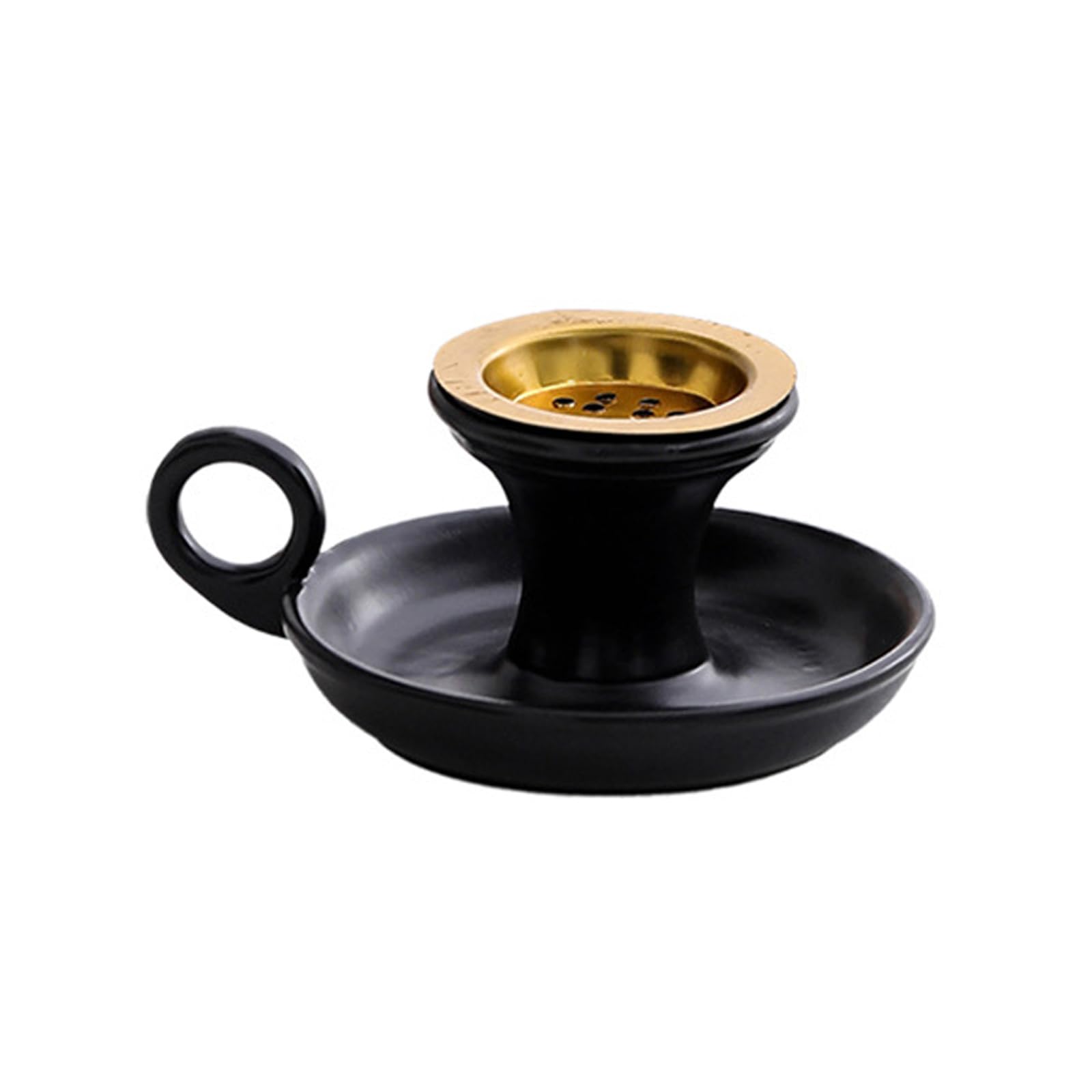 Incenses Cone Holder with Handle Burners for Yogas Meditations and Home Decors Ceramics Censers Holder