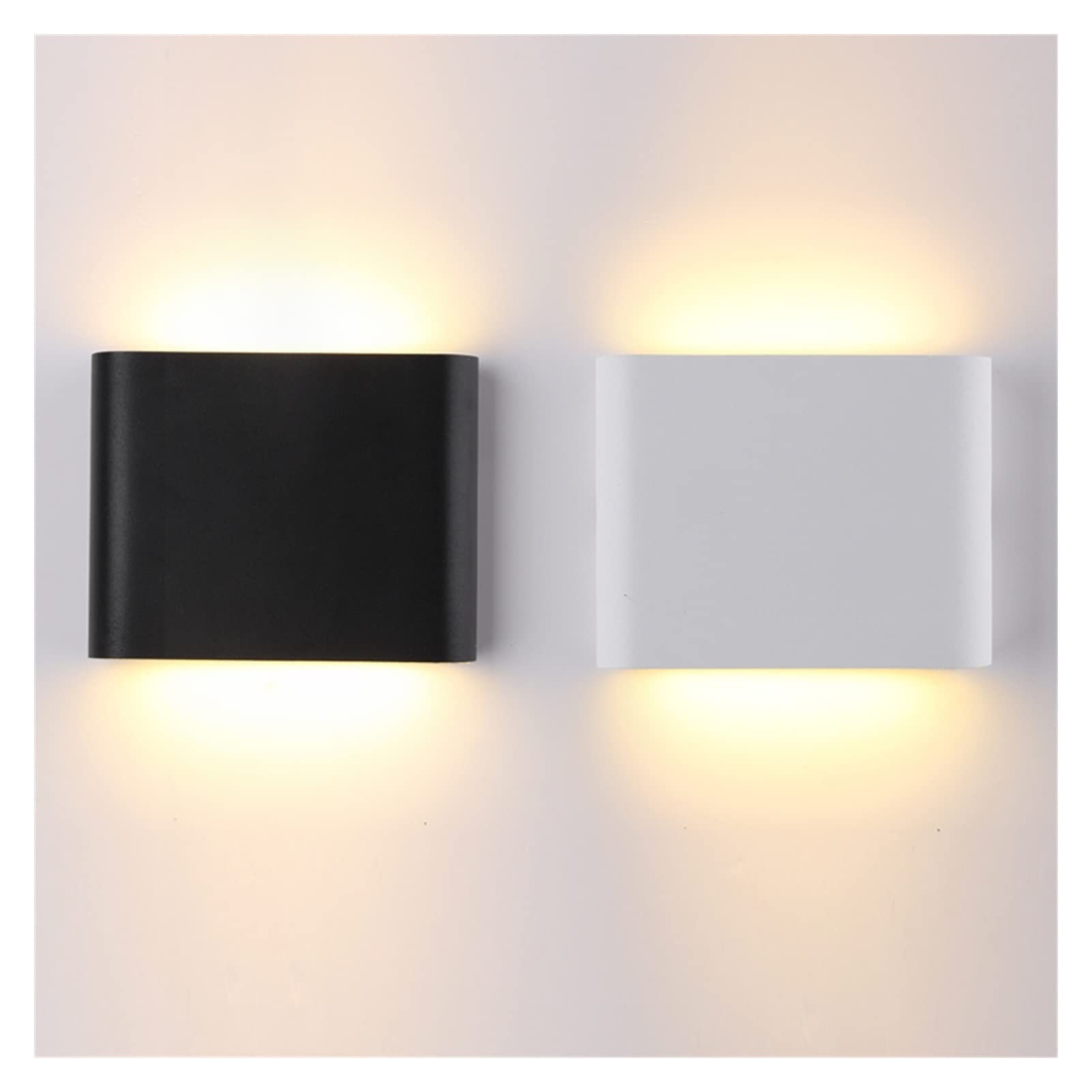 Kinkiet, 6W/12W LED zewnętrzne kinkiety IP65 wodoodporna lampa ścienna wewnętrzna LED oświetlenie schodowe AC85 AC265V oświetlenie korytarzowe lampki nocne, kinkiet