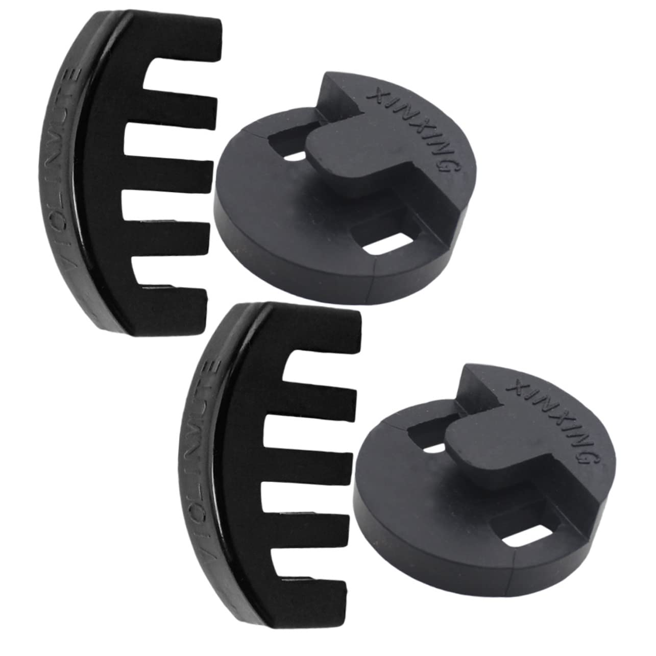 ibasenice 20pièces Caoutchouc Pour Violon Accessoires De Pratique Mute à Points Et Volume Et Pratique