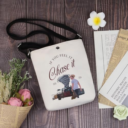 TIIMG If You Feel It Chase It Gift Movie lover Gift Chaser Movie Disaster Film Lover Gift Wind Chaser Crossbody Bag3