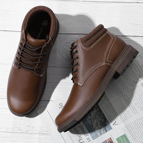 shoeslocker Men's Casual Boots Ankle Boots for Men Dress Loafer Classic Shoes for men With Waterproof Slip Resistant2