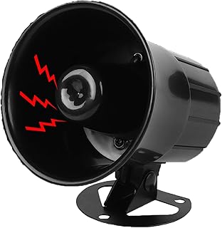 Wired Loud Horn Alarm Mini Siren Speaker Burglar Alarm System 115dB DC 12V Industrial Motor Alarm Bell For Home Security