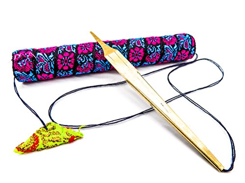 Maultrommel Danmoi - messing - uit Vietnam incl. bamboe hoes - Image 4