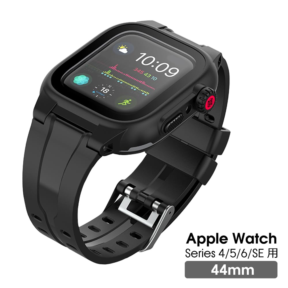 Amazon.co.jp: Apple Watch用 完全防水 バンド ケース Series シリーズ 