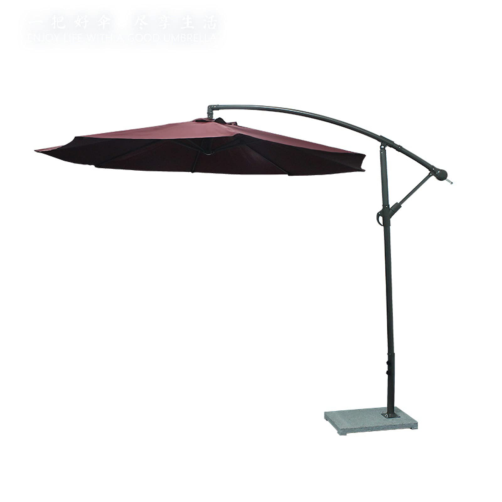 WDSOPK Outdoor Umbrella,Patio Umbrella,Outdoor Table Umbrella For Garden, Lawn, Market, Pool, Deck, Backyard,Red-2.7 * 2.7m(Red-2.7 * 2.7m)