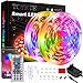 LED Strip 20M,Toyete LED Streifen RGB SMD 5050 12V,LED Band mit 44-Tasten IR-Fernbedienung,LED Lichtband Wird von APP und Controller Gesteuert,Sync Musik LED Lights für Haus ,Küche,Bar,Party