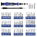 ORIA Precision Screwdriver Kit, 86 in 1 with 57 Bits Repair Tool Kit, Portable Bag for Cellphone, Game Console, Tablet and Other Devices, Blue