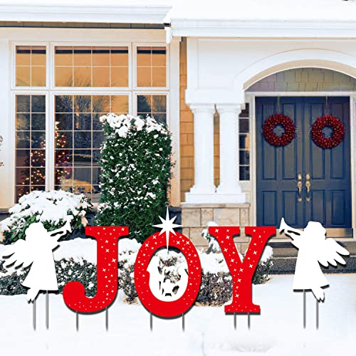 Mishunyus SDJOY-B-3-1 Outdoor Christmas Decorations -Joy Nativity Sets thumb #4