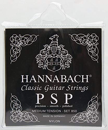 Hannabach 652757 Série 850 Cordes pour Guitare Classique Medium Tension PSP - Les Beatles, Paul McCartney, John Lennon, RIngo Starr, George Harrison Hannabach 652757 Série 850 Cordes pour Guitare Classique Medium Tension PSP