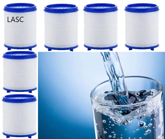 LASC 6 Filtros de Agua para Cabezal Filtro Grifo Cocina - Aireador Alta Presión - Aireador Filtrador Grifo Cocina - Descalcificador de Agua Dura para la Cabeza del Grifo de Cocina.