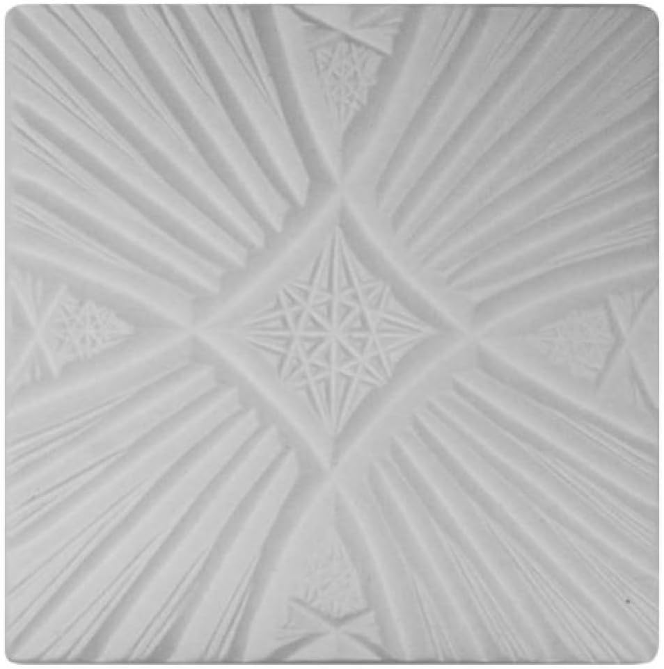 6" SQ. Deep 1" Messina Texture Mold Glass Fusing