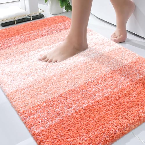 OLANLY Bathroom Rugs Mat 30x20 Extra Soft Absorbent Microfiber Bath Rugs