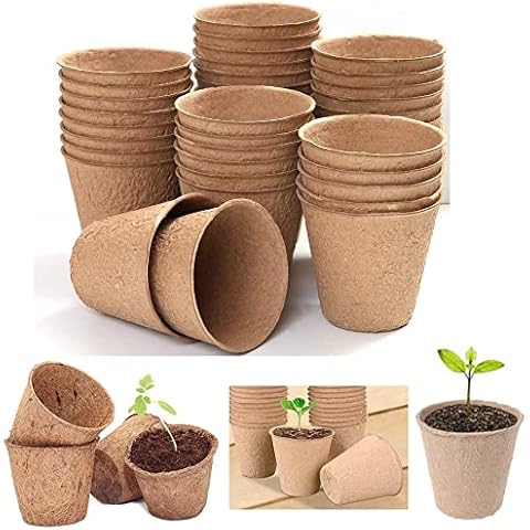 Organzy Plant Pots for Seedlings, Planting Garden Flower, Pack Of 96 Cover