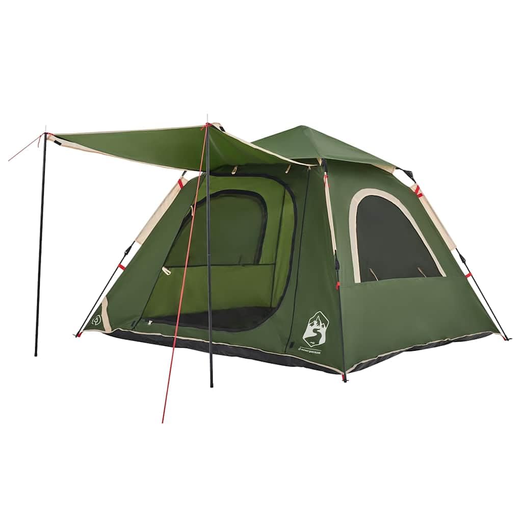 Genérico Tienda de campaña iglú 4 Personas Apertura rápida Verde,Deportes,Actividades al Aire Libre,Camping y Senderismo,Tiendas de campaña-4004143